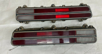 1971 Buick Centurion Tail Light Rear Brake Lamps Bezel Trim Molding Lens Housing