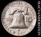 1963-D Silver Franklin Half Dollar - Scarce  Better Date  No Reserve  #L7282 — photo 2