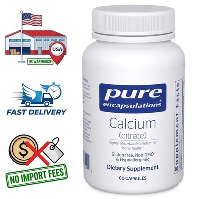 Citrato de Calcio 300 mg | 60 Cápsulas | Suministro para 1 Mes