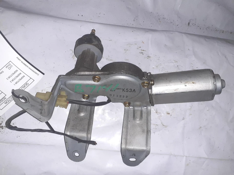 Motor limpiaparabrisas trasero de vidrio usado se adapta a: Kia Sedona 2002 grado A Foto 2 de 4