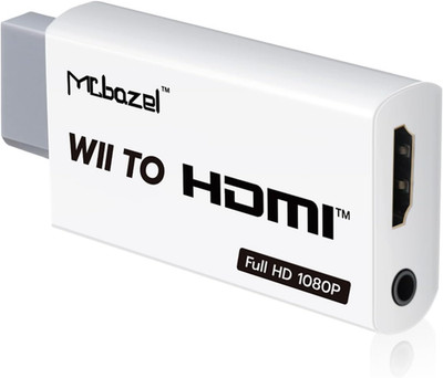 Mcbazel Wii HDMI Adapter Video Wii Auf HDMI & 3.5Mm Für Audio, Wii HDTV Unterstü