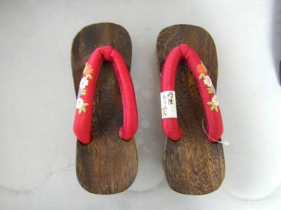 Women's Geta Sandals New Unused 3 Generations Tango 24cm