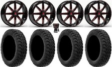 Fuel Maverick Red 18 Wheels 33 Motohammer Tires Can-am Renegade Outlander Fuel Maverick Red 18 Wheels 33 Motohammer Tires Can-am Renegade Outlander