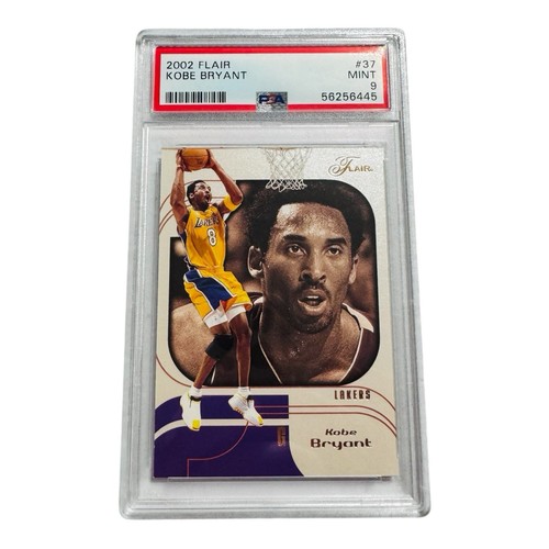 2002 Flair Kobe Bryant #37 PSA 9 - Lakers LOW POP Mint