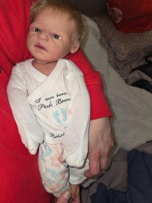 Reborn Baby Full Body Silicone Boy Preemie Danny Sculpted by Maria Lynn Glover