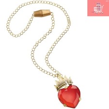 Charming Disney Evie Necklace with Gold Crown Pendant - Ideal Gift for Girls