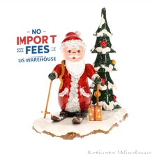 Hubrig Volkskunst Santa’s Helper 3.6" Winter Children Figurine Germany