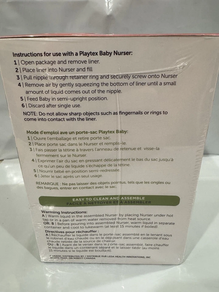 Forros para bebé Playtex Drop-Ins caja de 100 unidades 4 oz Foto 4 de 4