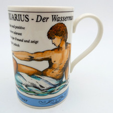 Dunoon Fine Stoneware Zodiac Aquarius Scotlan...