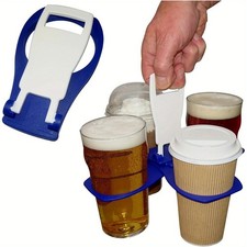 Fold Away Reusable Drink Cup Carrier Caddy Festival