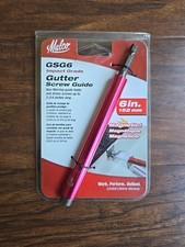 Malco Tools Extra-Long Magnetic Gutter Screw Guide, Red (GSG6)