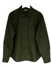 MARGARET HOWELL MHL. Cotton Solid Shell Button Oxford Shirt Size M Made In Japan