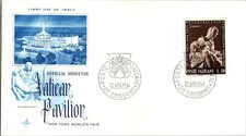 1964 Vaticane - Official souvenir of the Vatican Pavilion - L. 50 FDC - D1375