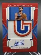2024-25 Panini National Treasures Ajay Mitchell #148 Red RC Patch Auto RPA /8