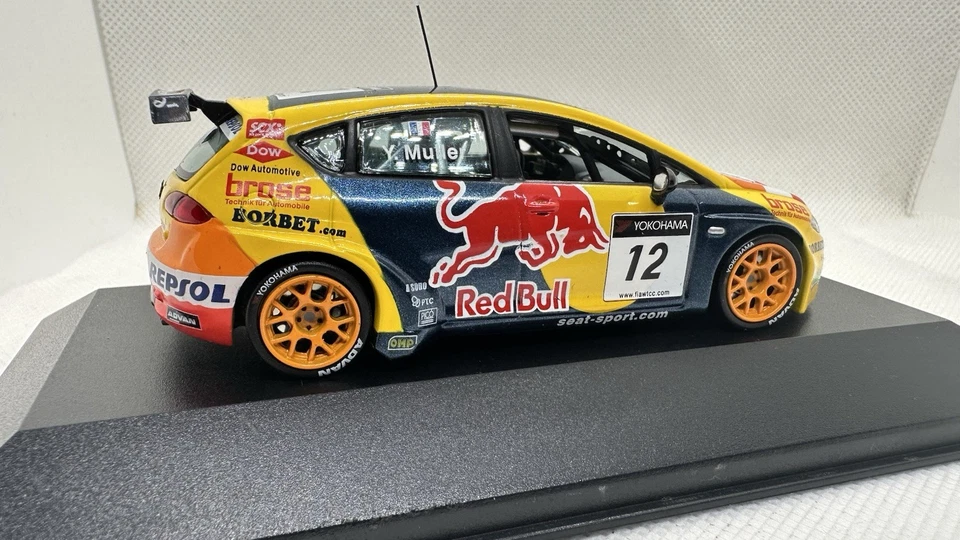1/43 IXO Seat Leon WTCC 2008 #12  Y Muller - Image 2 of 4