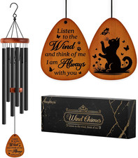 Cat Memorial Gifts for Loss of Cat, Pet Memorial Wind Chimes