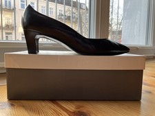 BALLY Damen Pumps Echtleder Gr. 5 = 38 elegant zierlich Stewardess Uniformschuhe