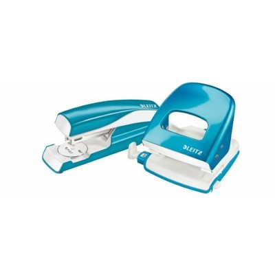 Esselte Leitz NeXXt 5008 Office Hole Punch and NeXXt 5502 Stapler in Blister Pac