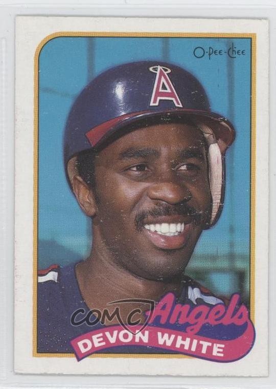 1989 O-Pee-Chee Devon White #344 0a1