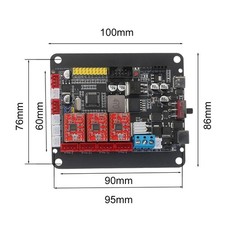 Effiziente CNC Steuerungsplatine für X/Y/Z Schrittmotor mit 2( oder 3) Y Achsen