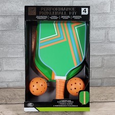 Member's Mark 4-Piece Performance Pickleball Kit Green Orange Indoor Outdoor NEW