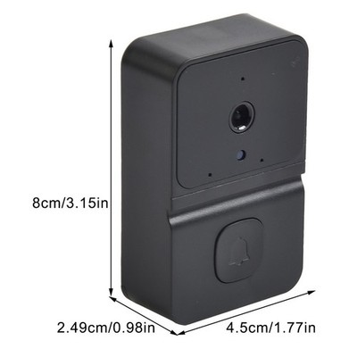 Wireless Türklingel Smart Telefon Video Weiß/schwarz WiFi Zubehör Ersatz