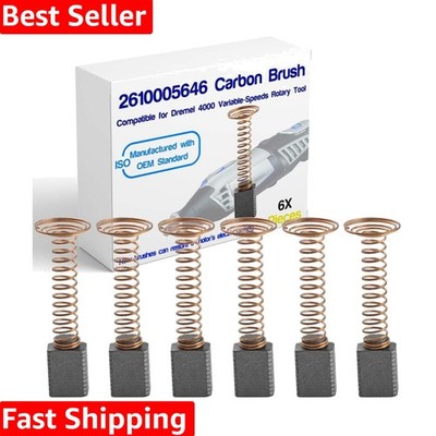 Carbon Brush Set for Dremel 4000 Multi-Tool - 6 PCS Replacement Parts