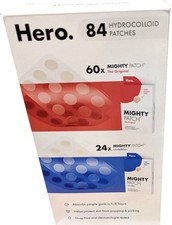 Hero Mighty Patch 84 Hydrocolloid Patches 60x Original 24xInvisible