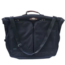 VNTG 80s/90s Ricardo Beverly Hills Renegades II Garment Bag Black Suit Carrier