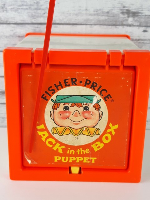 Vintage Fisher-Price Jack-in-the-Box Puppet 1970 Made in USA | eBay