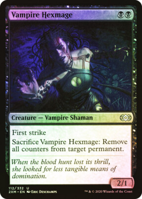MTG FOIL Vampire Hexmage  - Double Masters #112