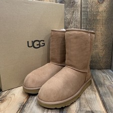 UGG CLASSIC SHORT II BOOT CHESTNUT SUEDE SHEEPSKIN WOOL WOMEN US 7 UK 5 EU 38
