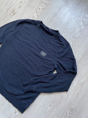Dolce Gabbana Milano Italia smal logo navy blue mens sweatshirt size M - 第 3/16 張圖片