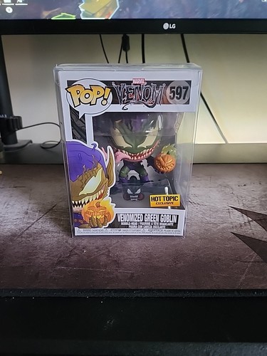 Funko Pop Venomized Green Goblin #597 Hot Topic Exclusive With Protector  - Bild 1 von 6