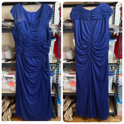 green emerald velvet dress Alex Evenings AE132902 Long Formal Off Shoulder Dress