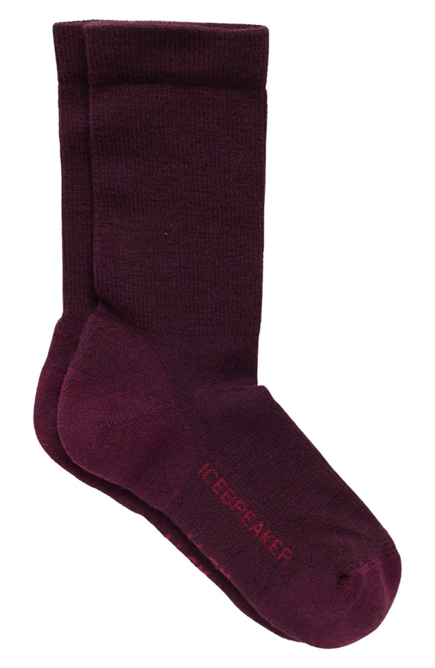 Calcetín Icebreaker Mezcla Lana Crew - Amortiguación Ligera - Mujer Mediano - Terciopelo NUEVO Foto 2 de 2