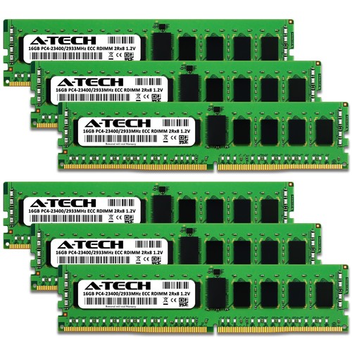 96GB 6x 16GB PC4-2933 RDIMM ASUS RS720-E9-RS12-E RS720Q-E9-RS8-S Memory RAM - Picture 2 of 4