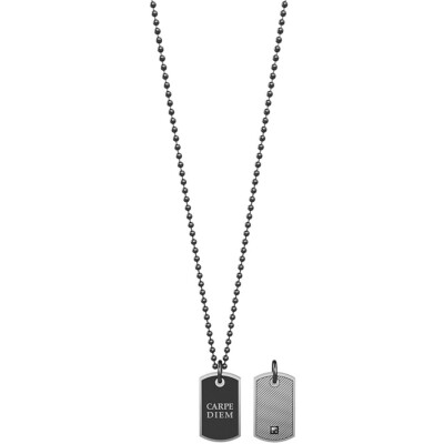Herren Halskette Kidult Philosophy 751187 Stahl Carpe Diem F.P.