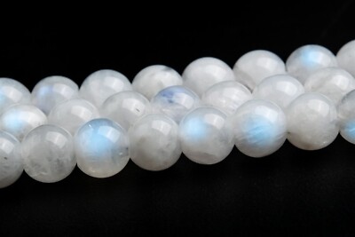 Genuine Natural Rainbow Moonstone Beads Grade A+ Round Loose Beads 5/8/9-10MM