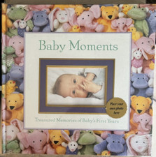 Baby Book Treasured Moments 1st Years Memories Photo Keepsake 2001 Photo Album