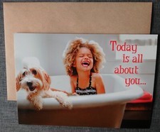 "You With Friends" 1 Leanin Tree Birthday Greeting Card, New With 1 Envelope