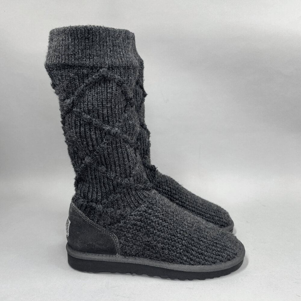 UGG Women's Classic Argyle Knit Winter Boots