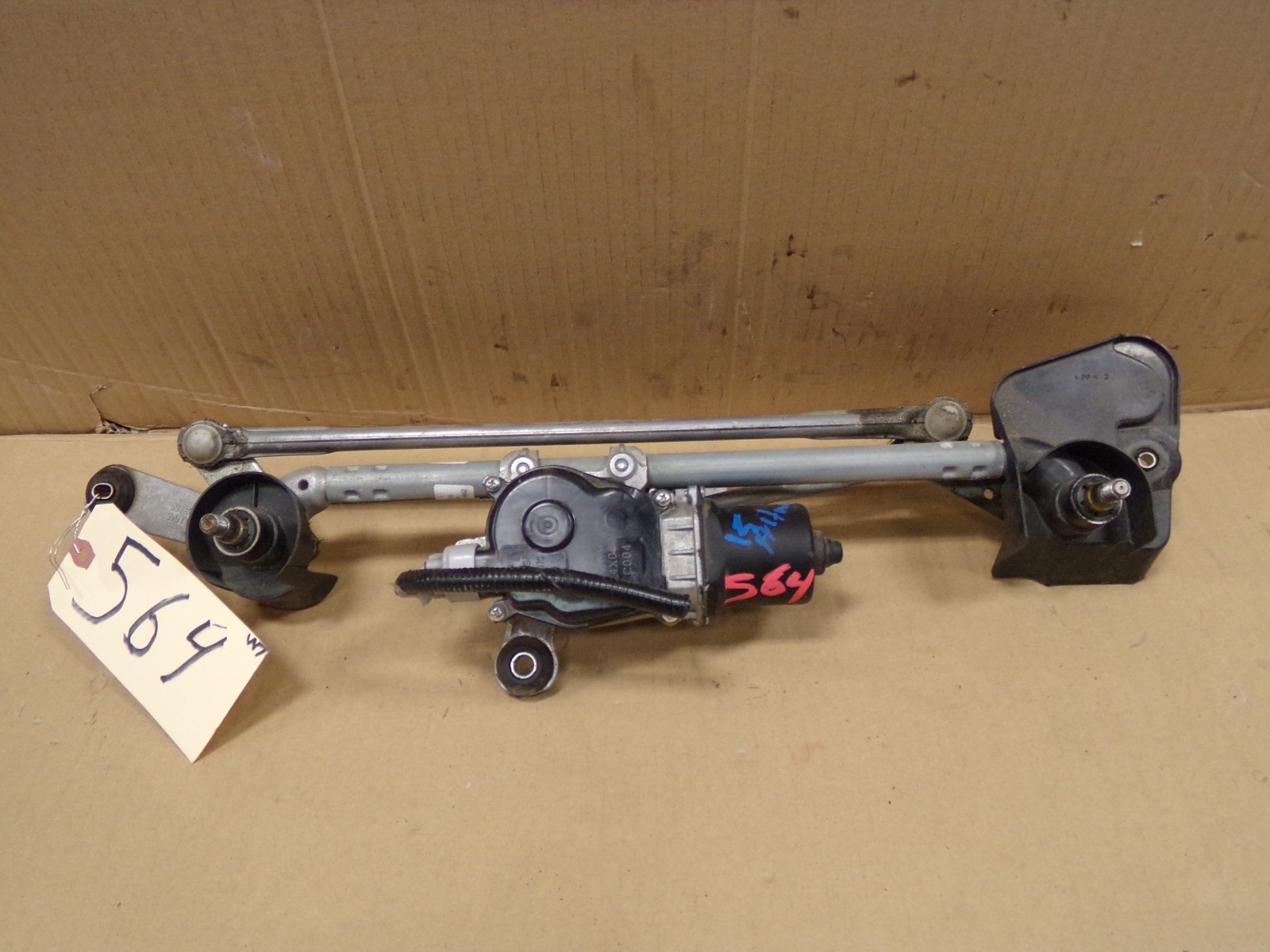 13 - 15 Altima Used front Windshield Wiper Motor Linkage Transmission #564-WT
