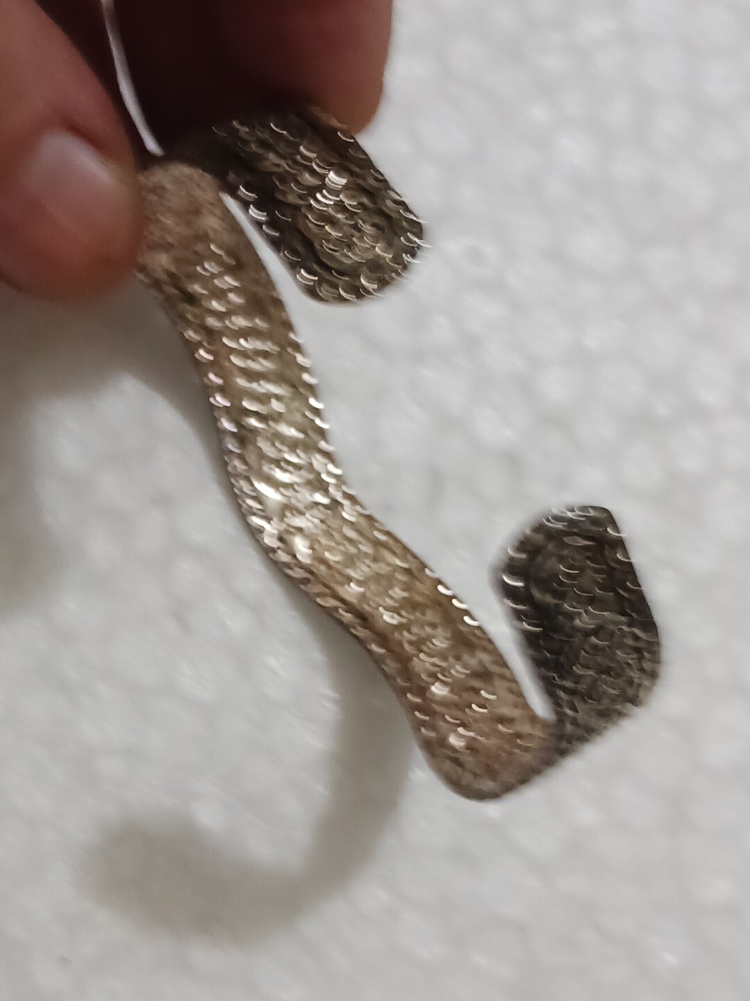 Bracelets. Solid Copper cuff, 925 silver heart br… - image 15