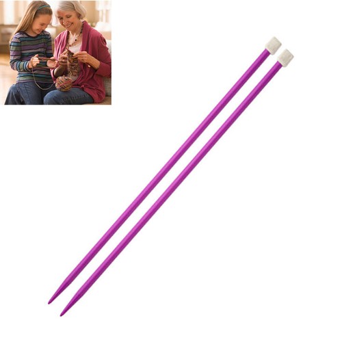Pony Childrens Kids Single Pointed Knitting Needles Pins: 35cm 3.0mm - 4.50mm - Picture 11 of 29