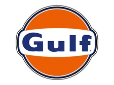 Gulf Oil Gas Fuel Logo #1 Sticker Waterproof Vinyl Decal Die-Cut Laptop Car