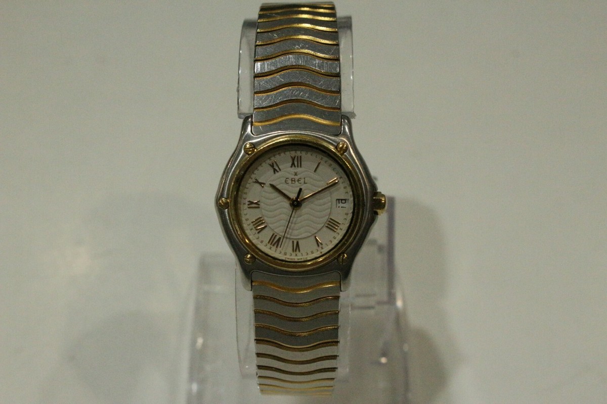 Ebel Sport Classic Women's Watch 28MM SS/18K Gold Vintage 1087121