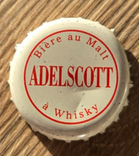 Ancienne capsule Bière ADELSCOTT au whisky 