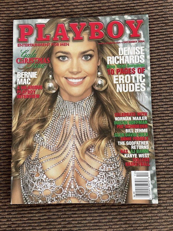Playboy Magazine December 2004 Denise Richards Donald Trump Cologne Kanye West