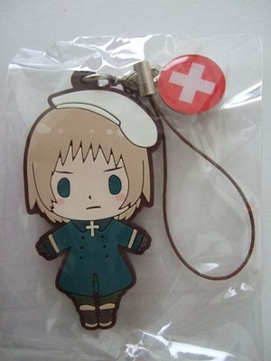 Switzerland Rubber Strap Key Chain Hetalia Axis Powers KOTOBUKIYA
